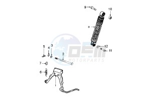 LUDIX 10 TREND – SNAKE - 50 cc drawing SHOCK ABSORBER STAND