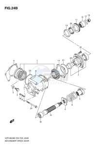 VZR1800 (E3-E28) INTRUDER drawing SECONDARY DRIVE GEAR (MODEL L0)