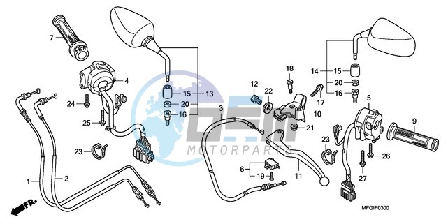 HANDLE LEVER/SWITCH/ CABLE