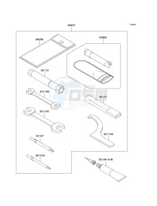 KSF 450 B [KFX450R MONSTER ENERGY] (B8F-B9FB) B9F drawing OWNERS TOOLS