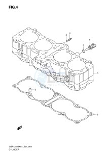 GSF-1250S ABS BANDIT EU drawing CYLINDER