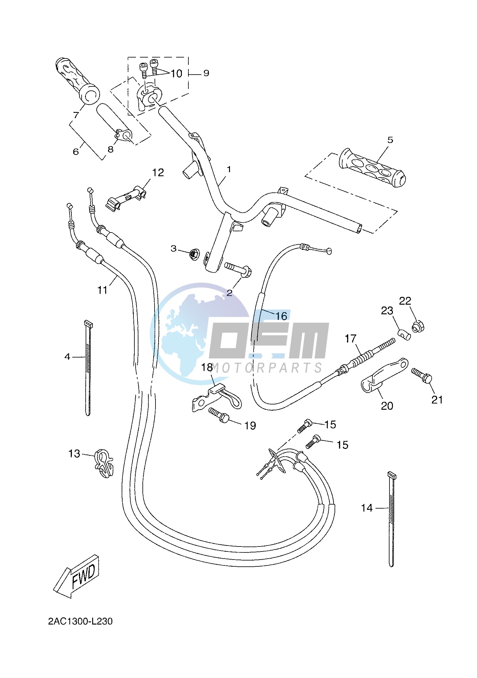 STEERING HANDLE & CABLE