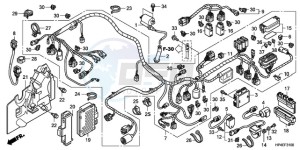 TRX420FE9 Australia - (U / 4WD) drawing WIRE HARNESS