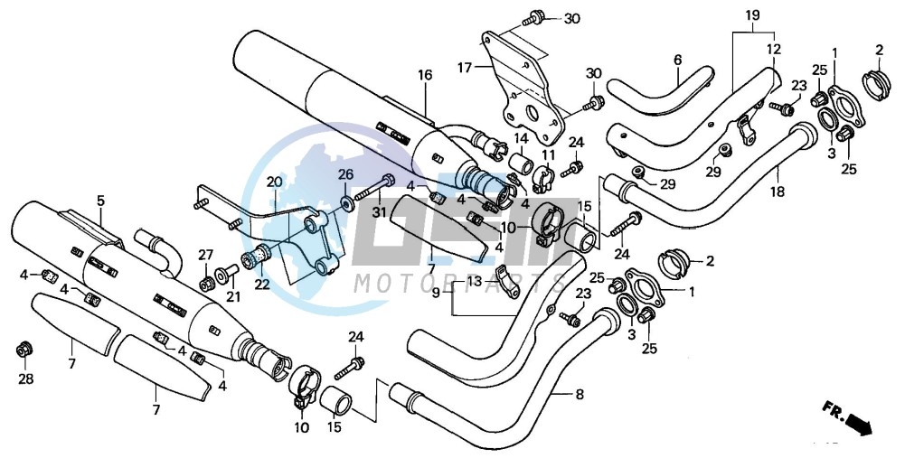 EXHAUST MUFFLER (CM)