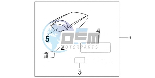 REAR SEAT COWL REPSOL