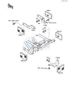 KLF 110 A [MOJAVE 110] (A1-A2) [MOJAVE 110] drawing REFLECTORS