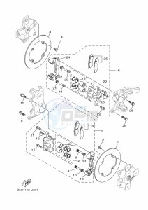 YXZ1000ET YXZ1000R SS (BASN) drawing FRONT BRAKE CALIPER