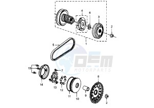 VIVACITY - 100 cc drawing CLUTCH