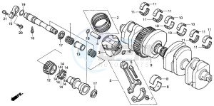 CB1000F drawing CRANKSHAFT/PISTON