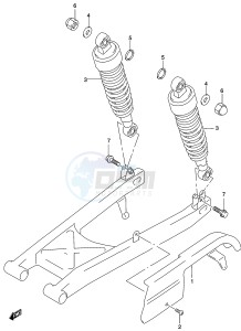 GZ250 (K2) drawing CHAIN CASE