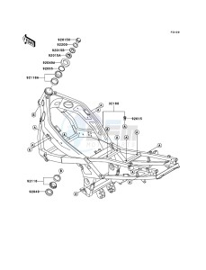 ZZR600 ZX600E6F GB XX (EU ME A(FRICA) drawing Frame