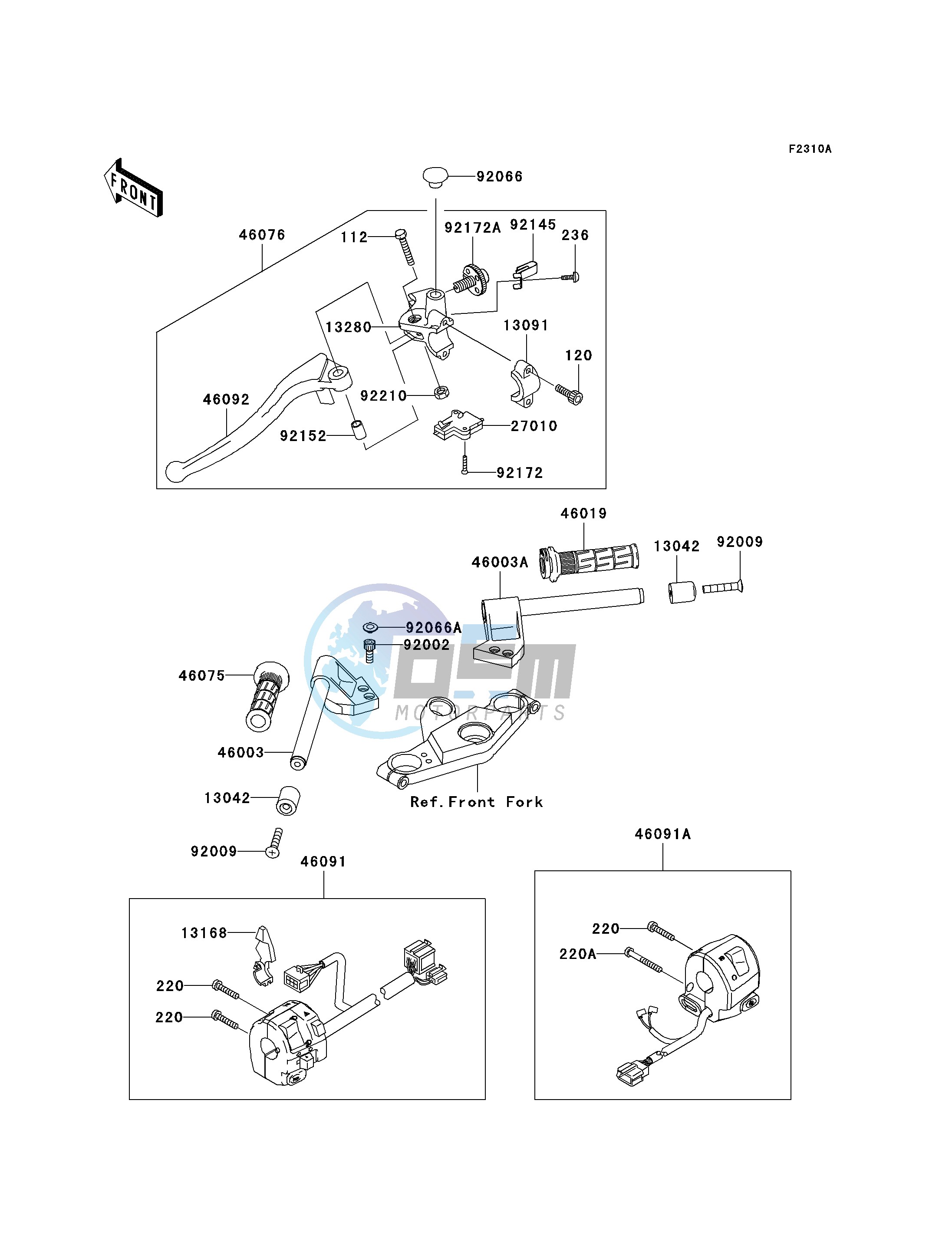 HANDLEBAR -- E12_E13- -