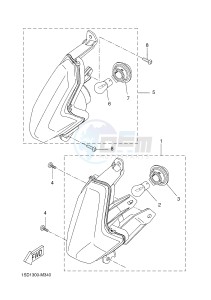 YPR400RA XMAX 400 ABS EVOLIS 400 ABS (1SDG) drawing FLASHER LIGHT