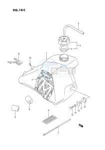 RM80 (E24) drawing FUEL TANK (MODEL R S)