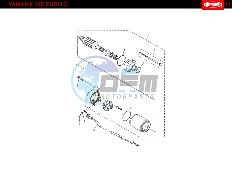 START ENGINE  Yamaha 125 4t Euro 3