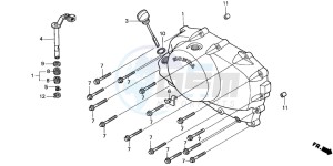 VT750C2 drawing RIGHT CRANKCASE COVER