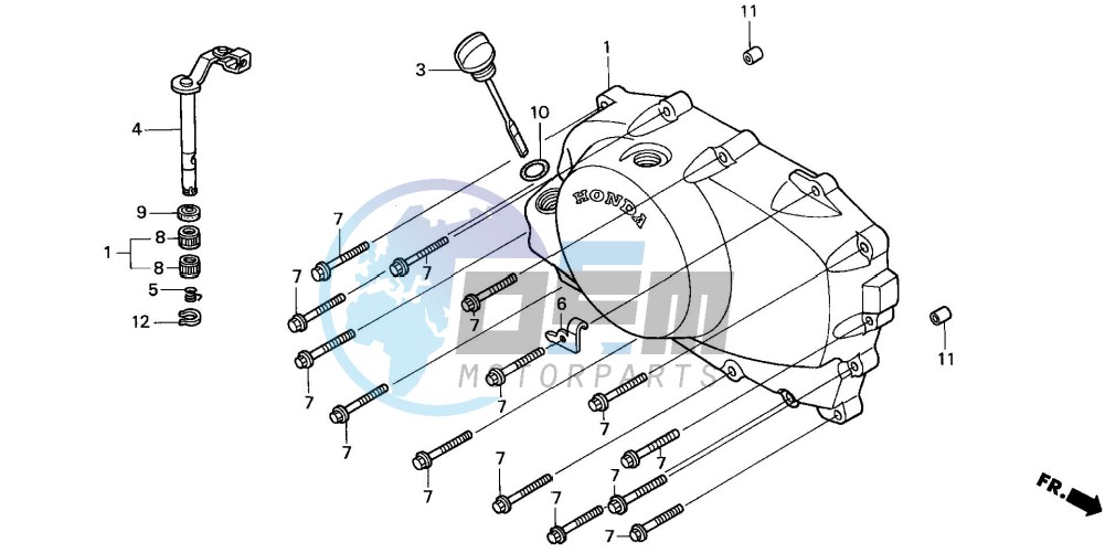 RIGHT CRANKCASE COVER