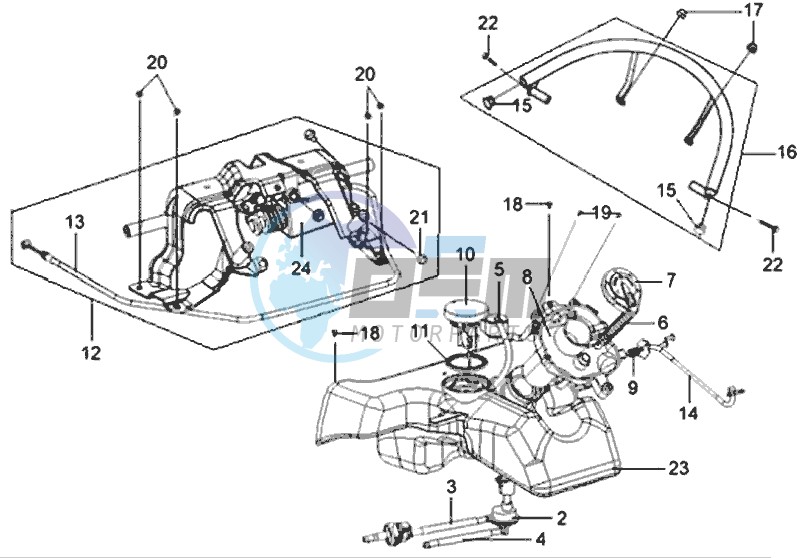 FUEL TANK - FUEL CUT