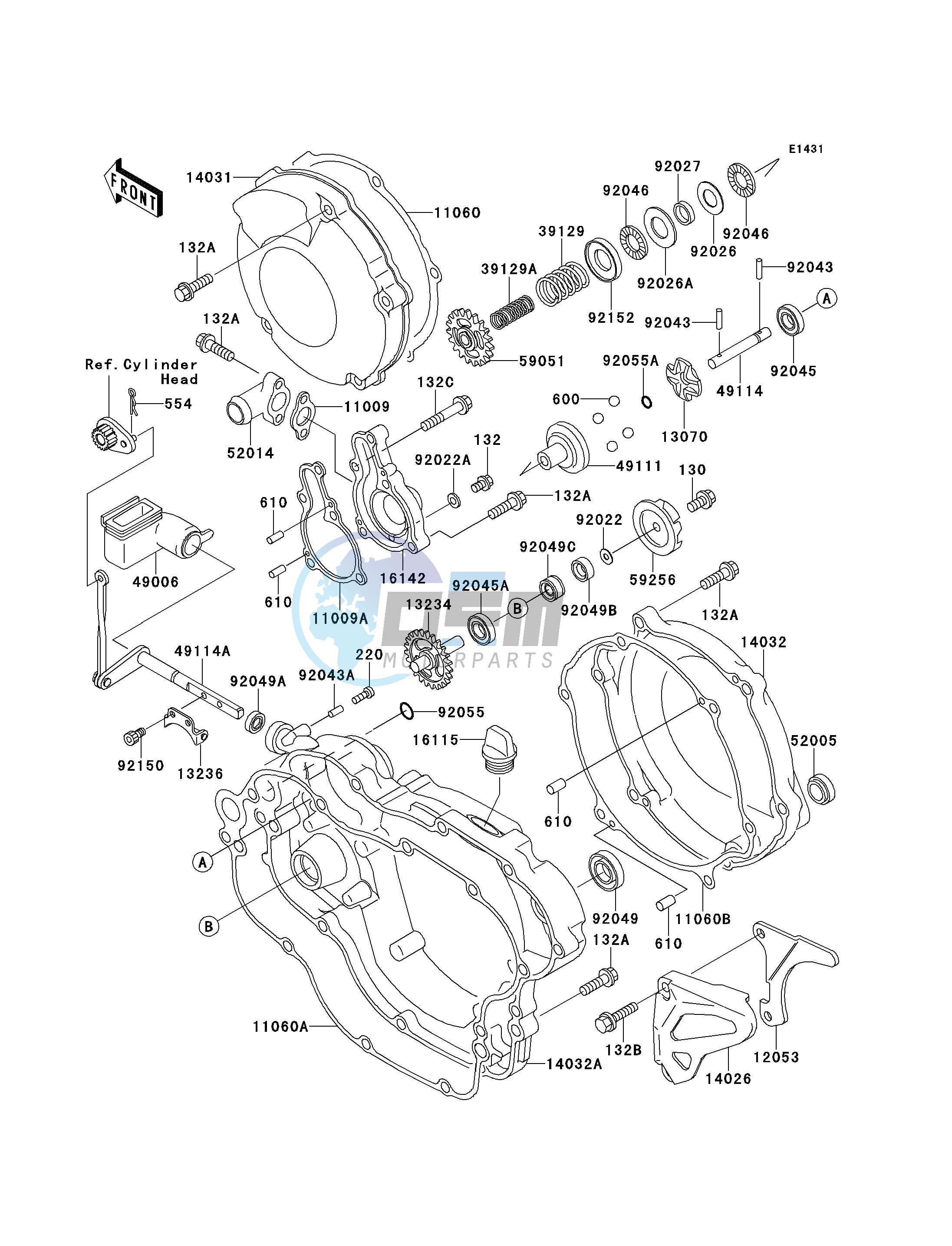 ENGINE COVER-- S- -