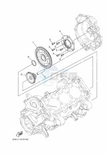 YXZ1000ET YXZ1000R SS (BASF) drawing STARTER CLUTCH