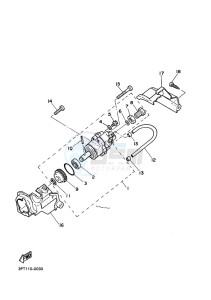 PW50 (2SAR) drawing OIL PUMP