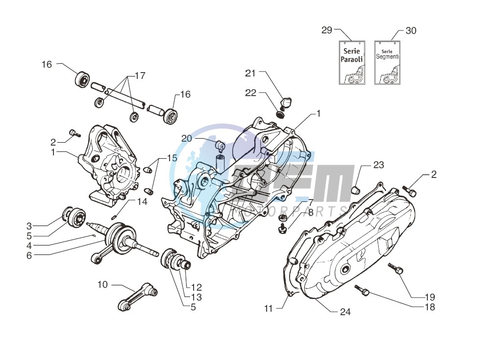 Crankcase – Crankshaft