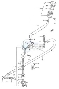 RM125 (E28) drawing REAR MASTER CYLINDER (MODEL L)