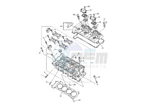 FZ6 FAZER ABS 600 drawing CYLINDER HEAD