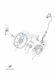 YZF125-A YZF-R125 (BGV2) drawing GENERATOR