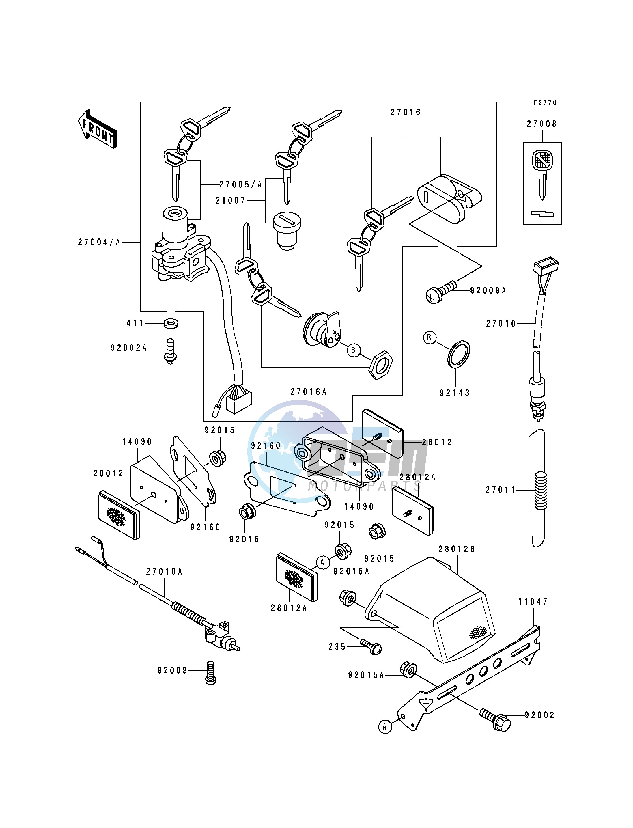 IGNITION SWITCH_LOCKS_REFLECTORS