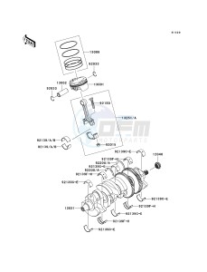 ZX 1400 A [NINJA ZX-14] (A6F-A7FA) A7F drawing CRANKSHAFT_PISTON-- S- -