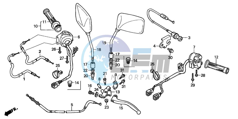 HANDLE LEVER/SWITCH/ CABLE