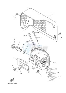 EF1000 84 (7DY3) drawing EXHAUST