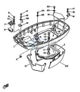 55B drawing BOTTOM-COWLING