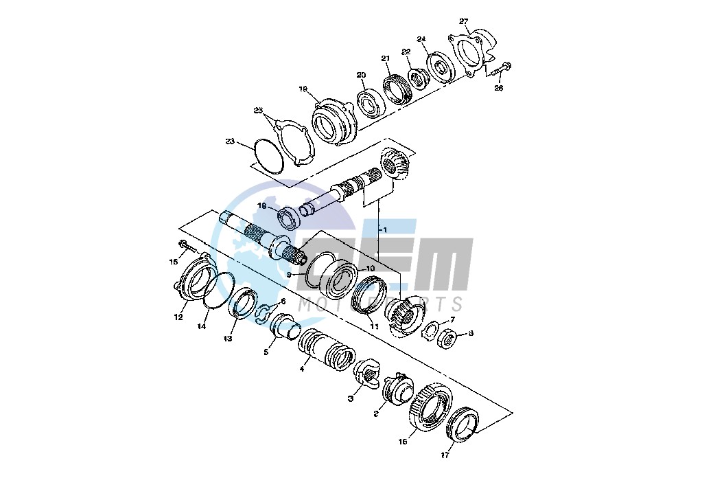 FRONT BEVEL GEAR