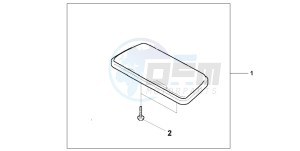 GL1800A drawing TRUNK INNER LAMP