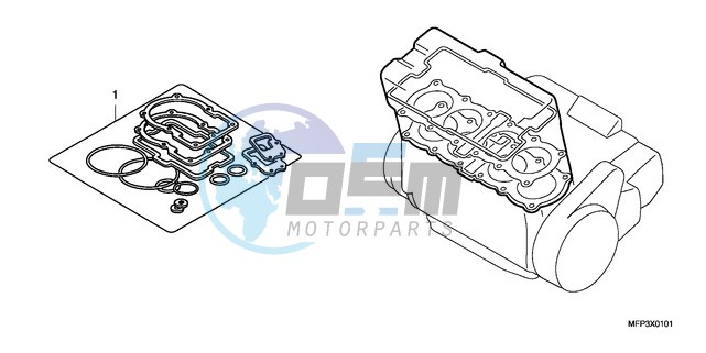 GASKET KIT A (CB13009/S9/A9/SA9)