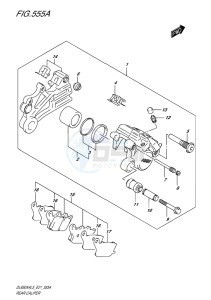 DL650X ABS V-STROM EU drawing REAR CALIPER