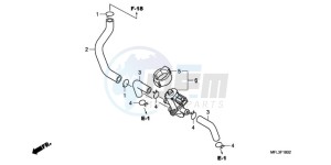 CBR1000RR9 Korea - (KO / MK) drawing AIR INJECTION CONTROL VALVE