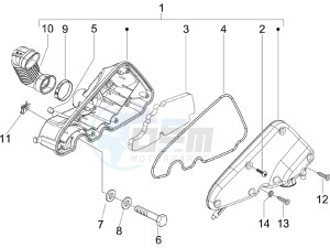 Liberty 50 4T PTT (B-NL) drawing Air filter