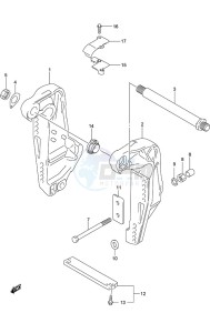 DF 150 drawing Clamp Bracket (Model: TG/ZG)