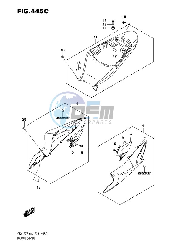 FRAME COVER L6 (KGL)