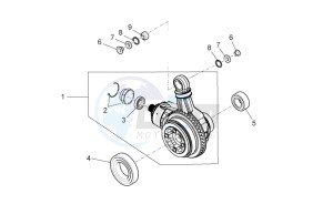 Stelvio 1200 8V STD - NTX drawing Trans.cpl.-Bevel gear