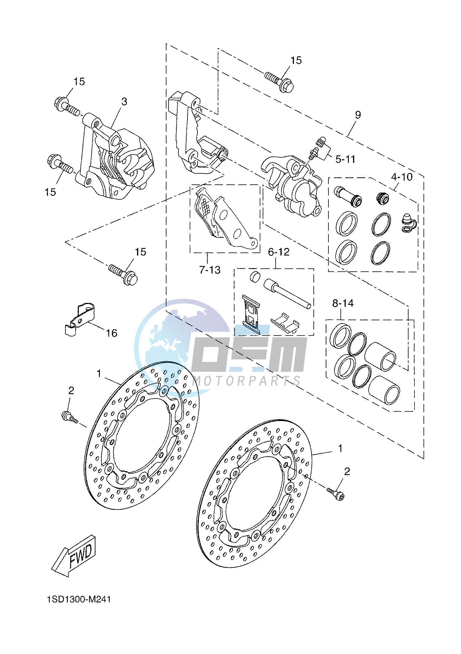 FRONT BRAKE CALIPER