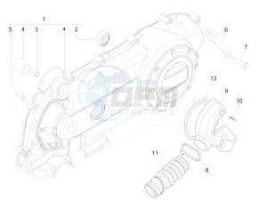 Primavera 50 4T-4V (NAFTA) drawing Crankcase cover - Crankcase cooling