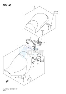 VLR1800 (E3-E28) drawing SEAT (VLR1800L1 E3)