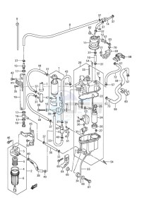 DF 250AP drawing Fuel Pump/Fuel Vapor Separator