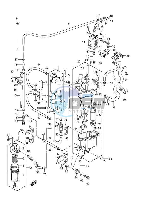 Fuel Pump/Fuel Vapor Separator