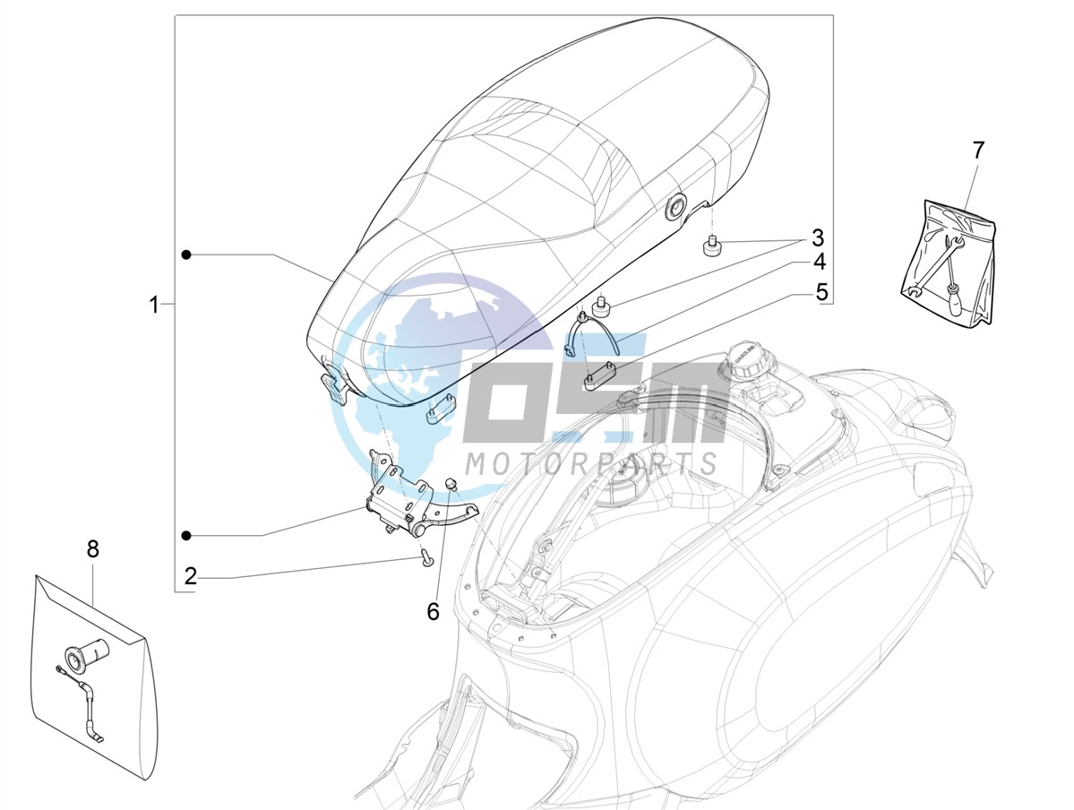 Saddle/seats