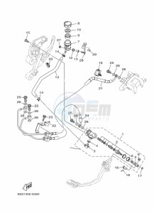 MT-09 MTN850-A (BS2G) drawing REAR MASTER CYLINDER